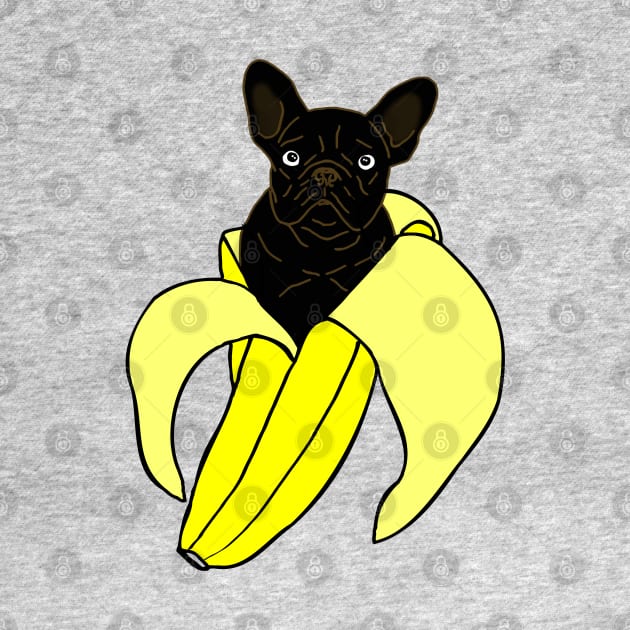 banana black french bulldog doodle by FandomizedRose